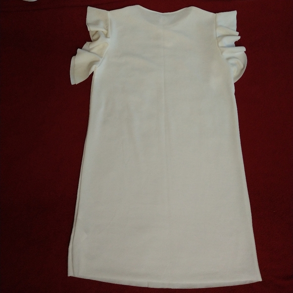 Zara white floral flare short sleeve dress size small - Picture 13 of 16